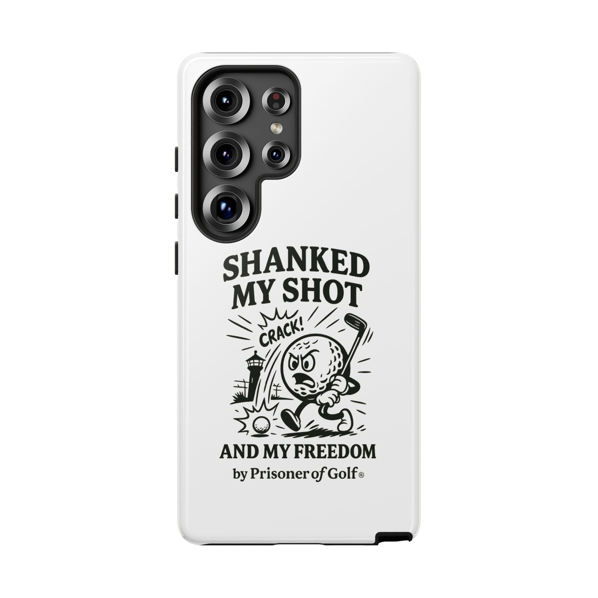 Shanked My Shot, Golf-Themed Phone Case, Funny Golf Gift, Golfer Accessory, Golf Lover's Case, Unique Sports Merchandise