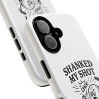 Shanked My Shot, Golf-Themed Phone Case, Funny Golf Gift, Golfer Accessory, Golf Lover's Case, Unique Sports Merchandise