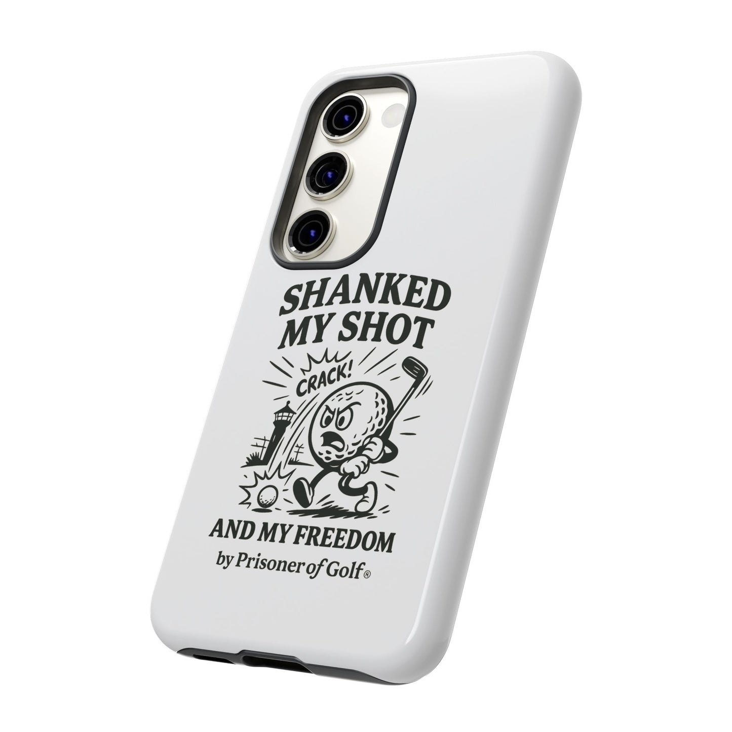 Shanked My Shot, Golf-Themed Phone Case, Funny Golf Gift, Golfer Accessory, Golf Lover's Case, Unique Sports Merchandise