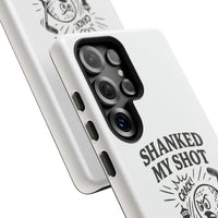 Shanked My Shot, Golf-Themed Phone Case, Funny Golf Gift, Golfer Accessory, Golf Lover's Case, Unique Sports Merchandise