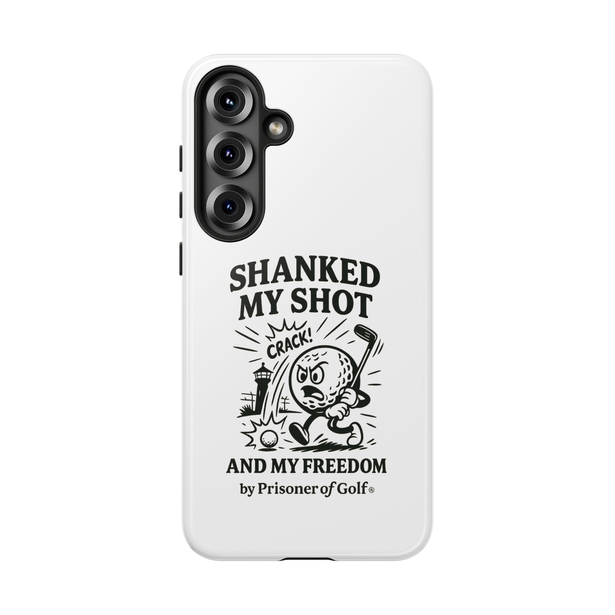 Shanked My Shot, Golf-Themed Phone Case, Funny Golf Gift, Golfer Accessory, Golf Lover's Case, Unique Sports Merchandise