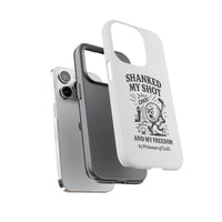 Shanked My Shot, Golf-Themed Phone Case, Funny Golf Gift, Golfer Accessory, Golf Lover's Case, Unique Sports Merchandise
