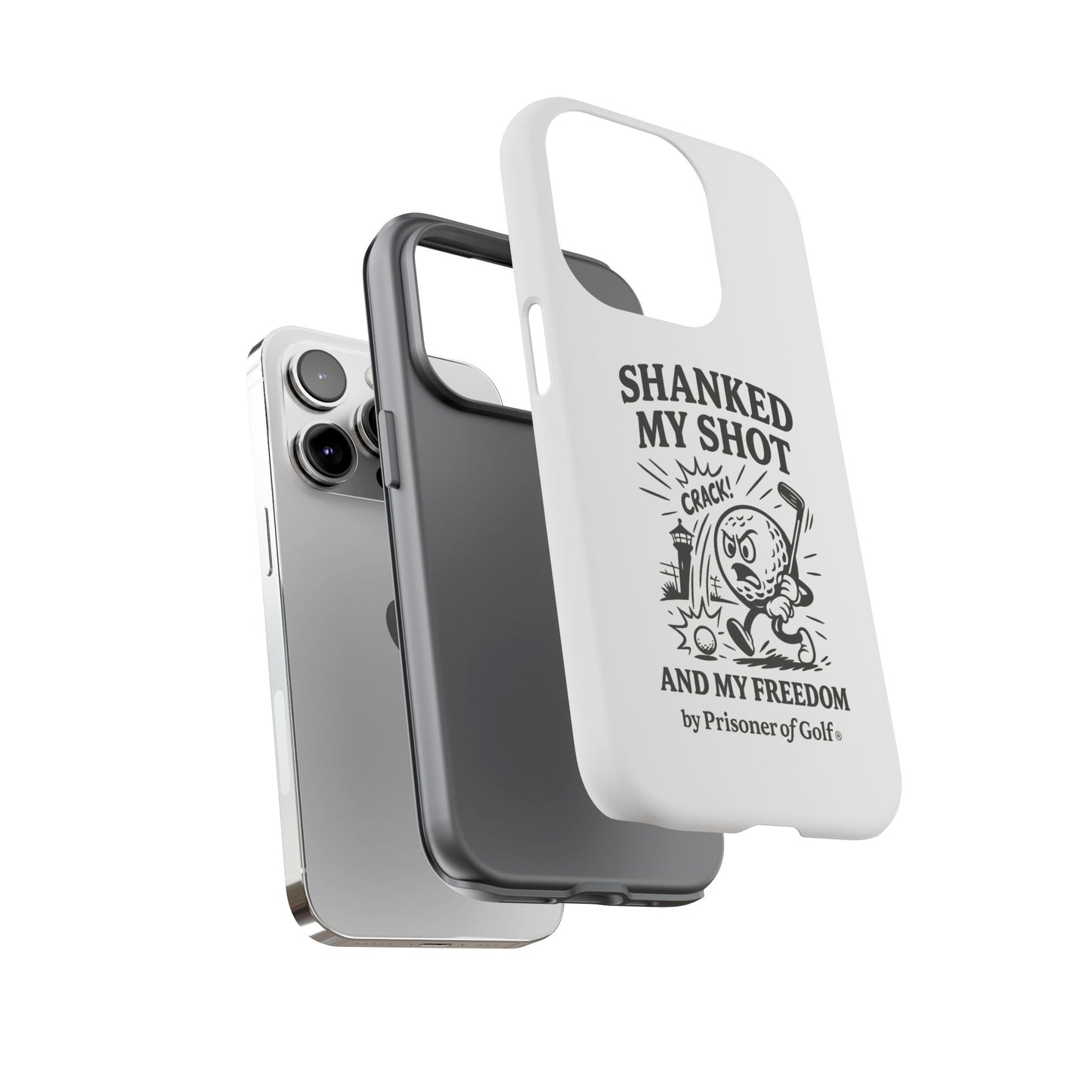 Shanked My Shot, Golf-Themed Phone Case, Funny Golf Gift, Golfer Accessory, Golf Lover's Case, Unique Sports Merchandise