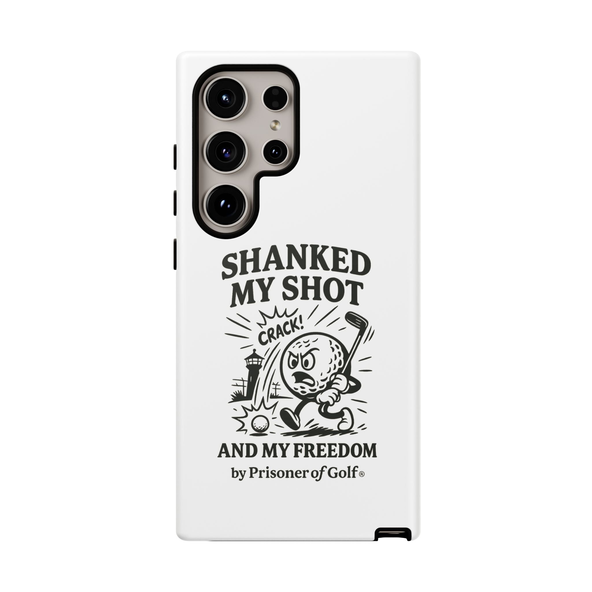 Shanked My Shot, Golf-Themed Phone Case, Funny Golf Gift, Golfer Accessory, Golf Lover's Case, Unique Sports Merchandise