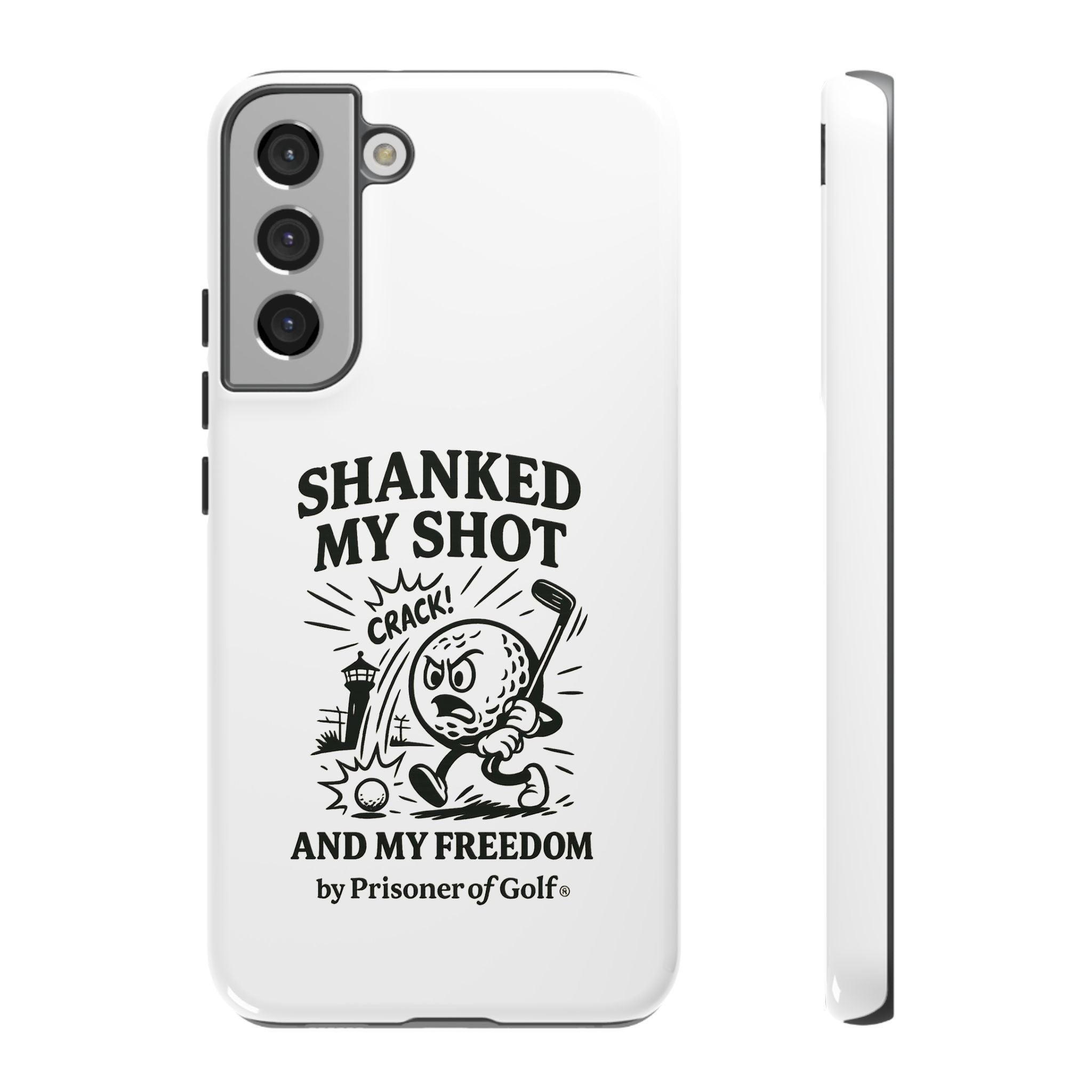 Shanked My Shot, Golf-Themed Phone Case, Funny Golf Gift, Golfer Accessory, Golf Lover's Case, Unique Sports Merchandise