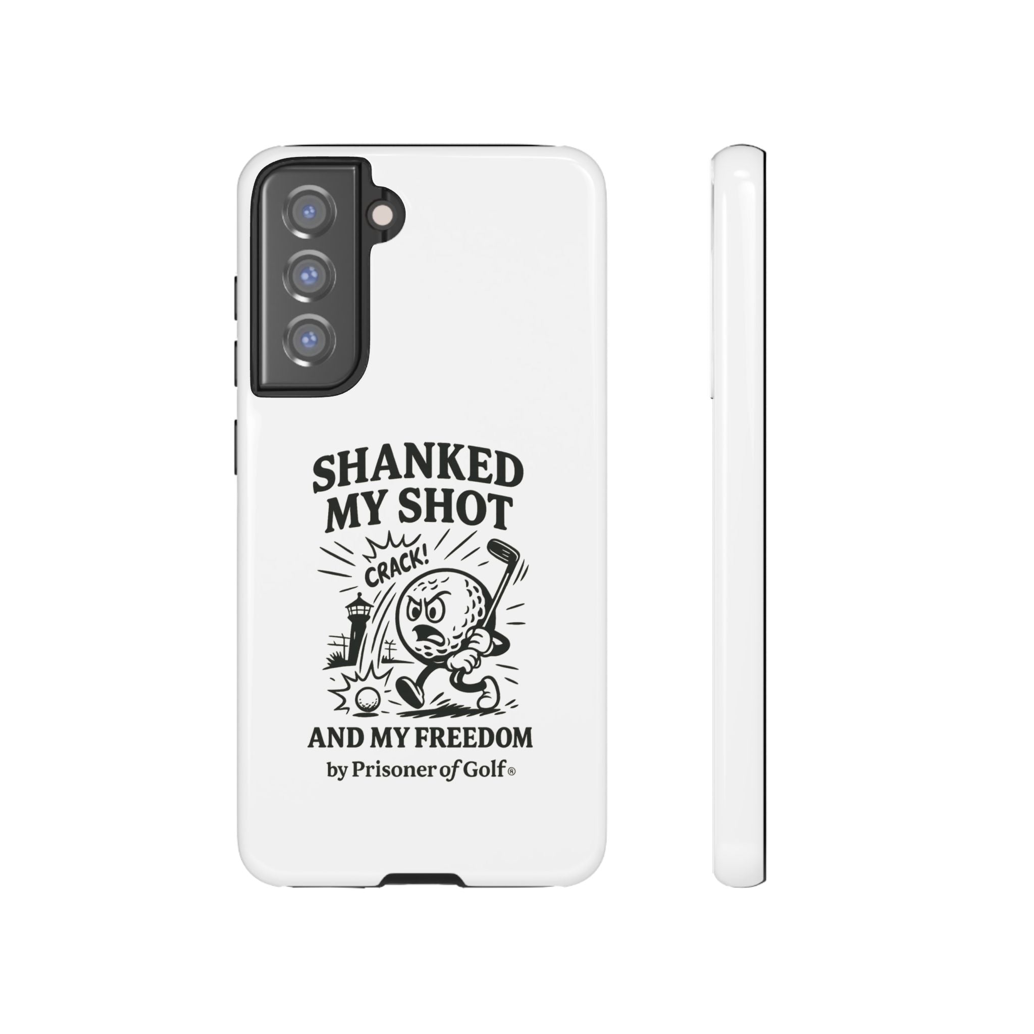 Shanked My Shot, Golf-Themed Phone Case, Funny Golf Gift, Golfer Accessory, Golf Lover's Case, Unique Sports Merchandise