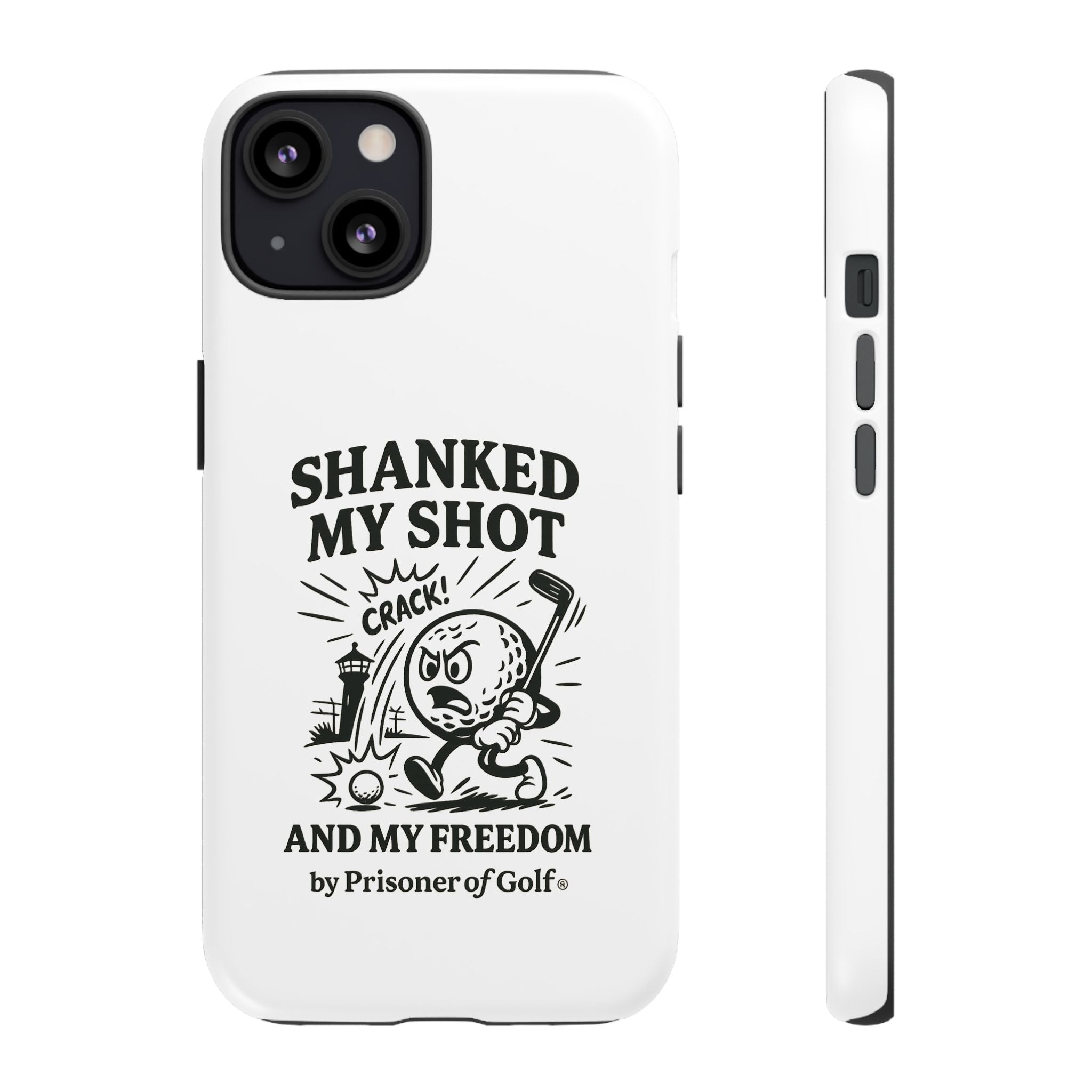 Shanked My Shot, Golf-Themed Phone Case, Funny Golf Gift, Golfer Accessory, Golf Lover's Case, Unique Sports Merchandise