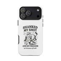 Shanked My Shot, Golf-Themed Phone Case, Funny Golf Gift, Golfer Accessory, Golf Lover's Case, Unique Sports Merchandise