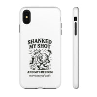 Shanked My Shot, Golf-Themed Phone Case, Funny Golf Gift, Golfer Accessory, Golf Lover's Case, Unique Sports Merchandise