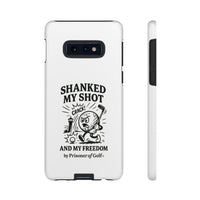 Shanked My Shot, Golf-Themed Phone Case, Funny Golf Gift, Golfer Accessory, Golf Lover's Case, Unique Sports Merchandise