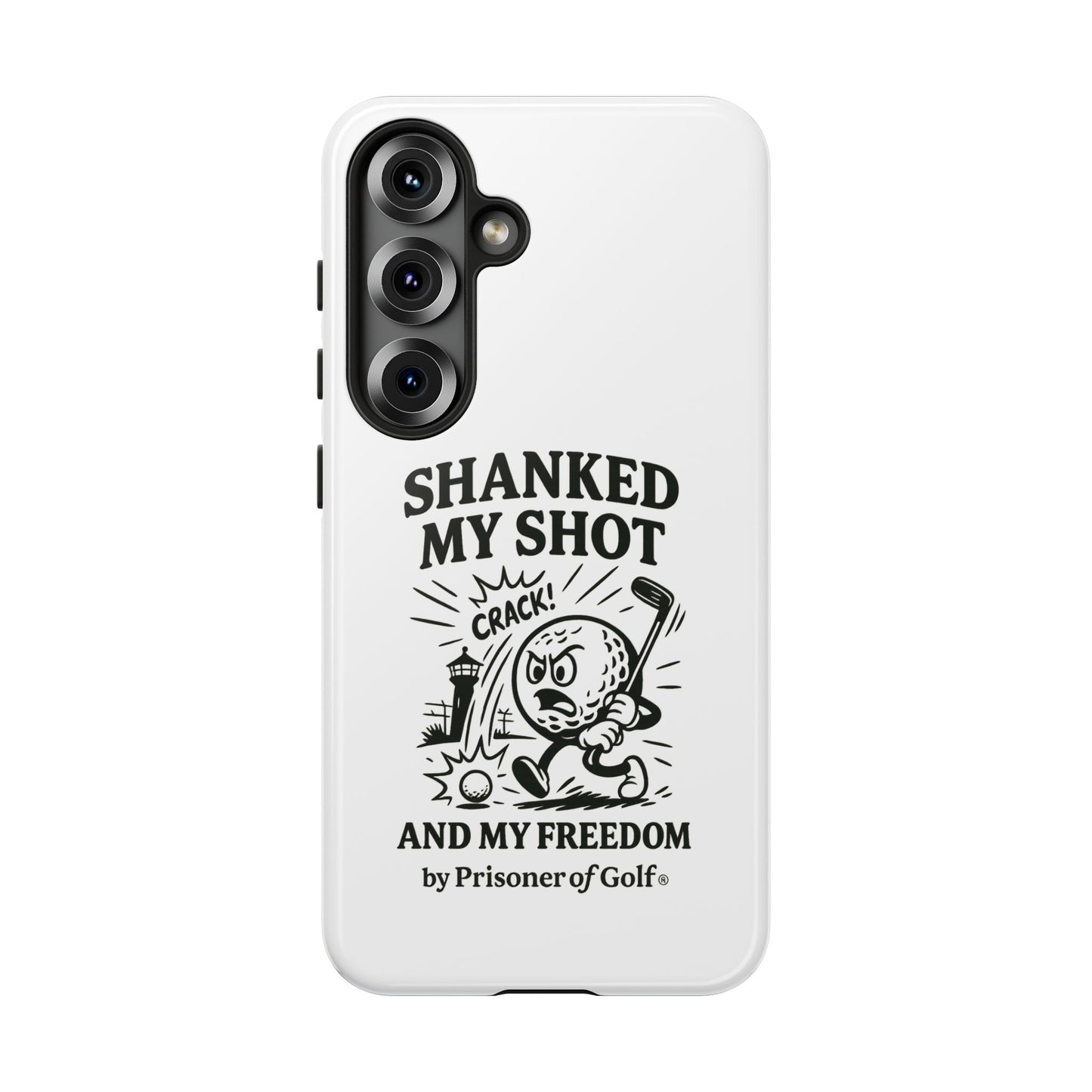 Shanked My Shot, Golf-Themed Phone Case, Funny Golf Gift, Golfer Accessory, Golf Lover's Case, Unique Sports Merchandise