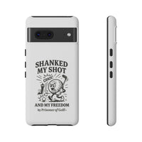 Shanked My Shot, Golf-Themed Phone Case, Funny Golf Gift, Golfer Accessory, Golf Lover's Case, Unique Sports Merchandise
