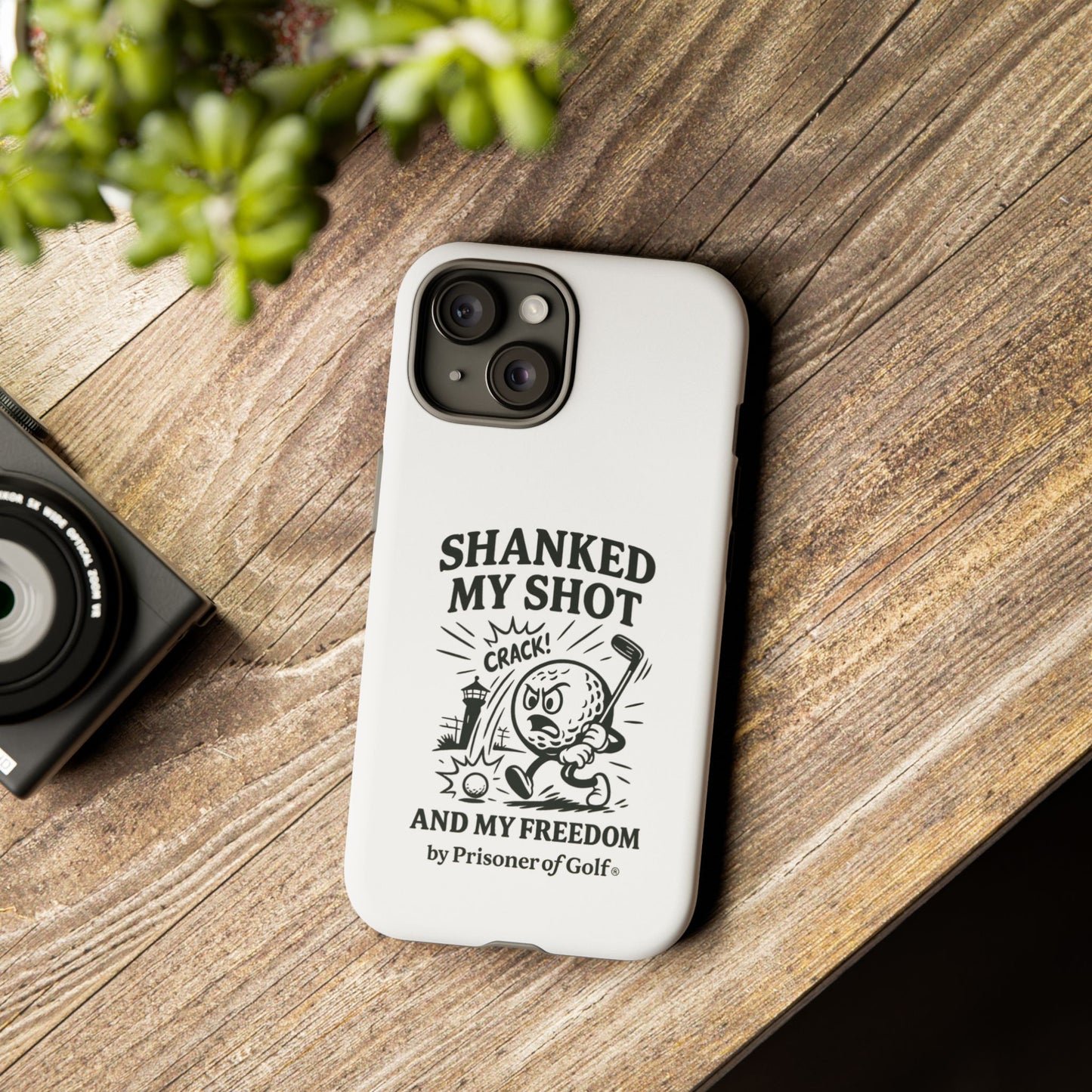 Shanked My Shot, Golf-Themed Phone Case, Funny Golf Gift, Golfer Accessory, Golf Lover's Case, Unique Sports Merchandise
