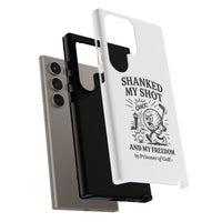 Shanked My Shot, Golf-Themed Phone Case, Funny Golf Gift, Golfer Accessory, Golf Lover's Case, Unique Sports Merchandise
