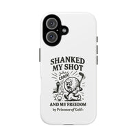 Shanked My Shot, Golf-Themed Phone Case, Funny Golf Gift, Golfer Accessory, Golf Lover's Case, Unique Sports Merchandise