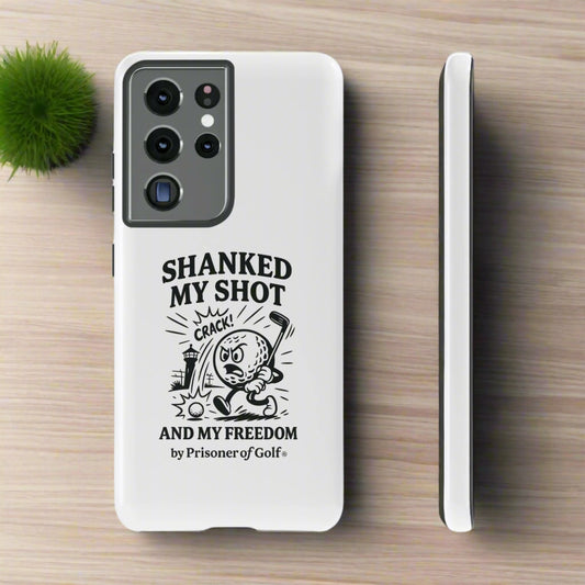 Shanked My Shot, Golf-Themed Phone Case, Funny Golf Gift, Golfer Accessory, Golf Lover's Case, Unique Sports Merchandise