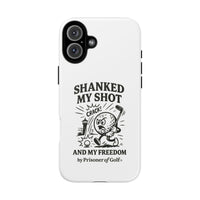 Shanked My Shot, Golf-Themed Phone Case, Funny Golf Gift, Golfer Accessory, Golf Lover's Case, Unique Sports Merchandise