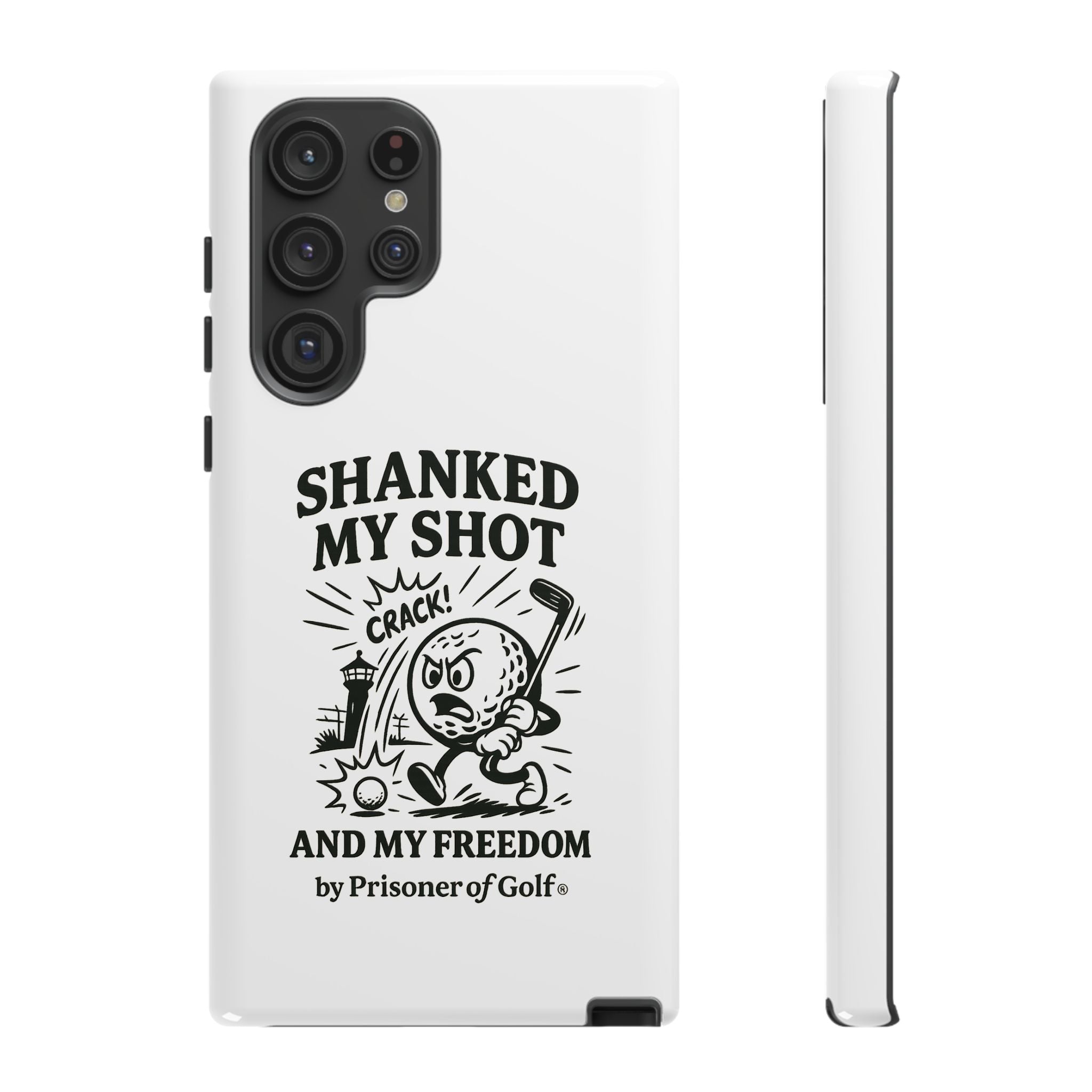 Shanked My Shot, Golf-Themed Phone Case, Funny Golf Gift, Golfer Accessory, Golf Lover's Case, Unique Sports Merchandise