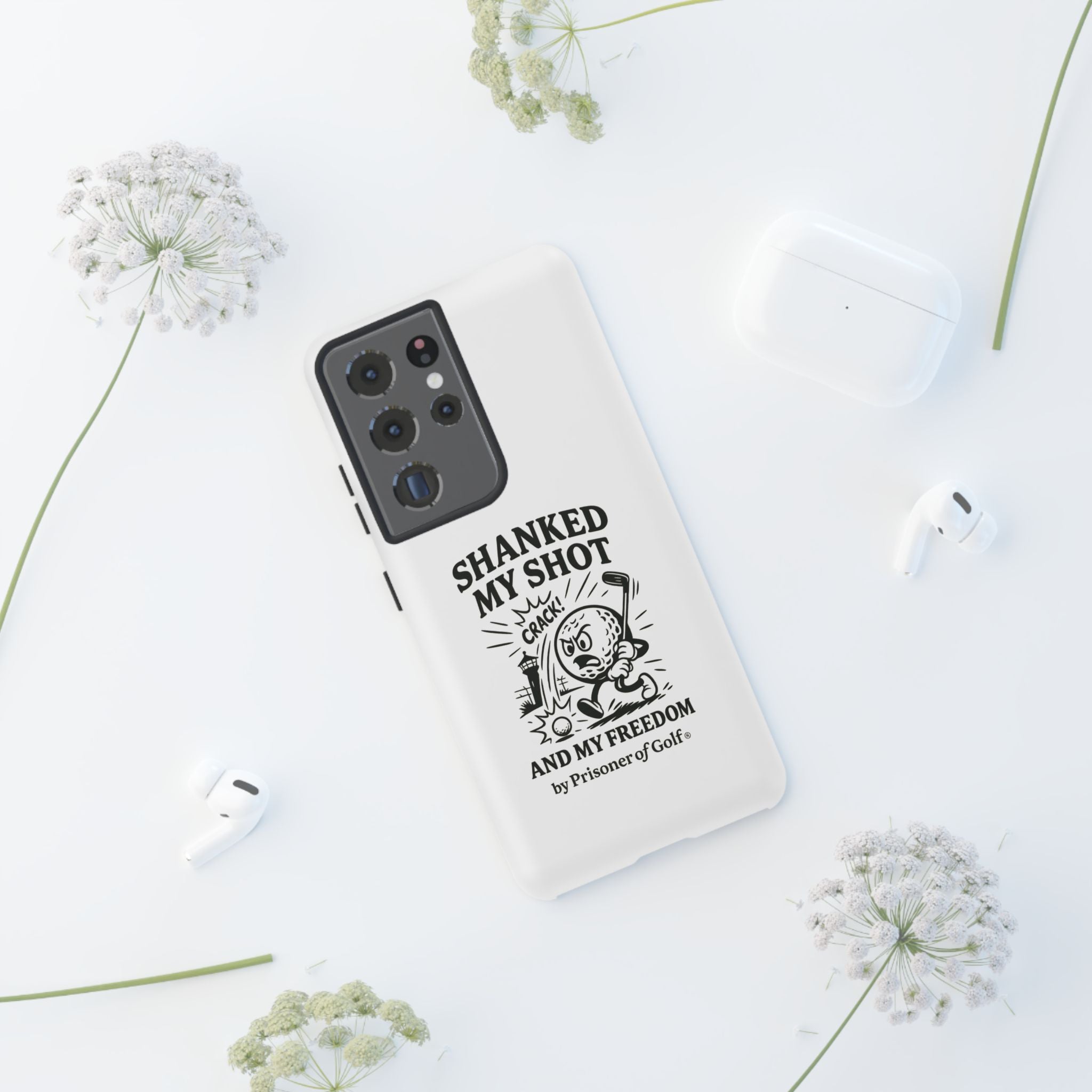 Shanked My Shot, Golf-Themed Phone Case, Funny Golf Gift, Golfer Accessory, Golf Lover's Case, Unique Sports Merchandise