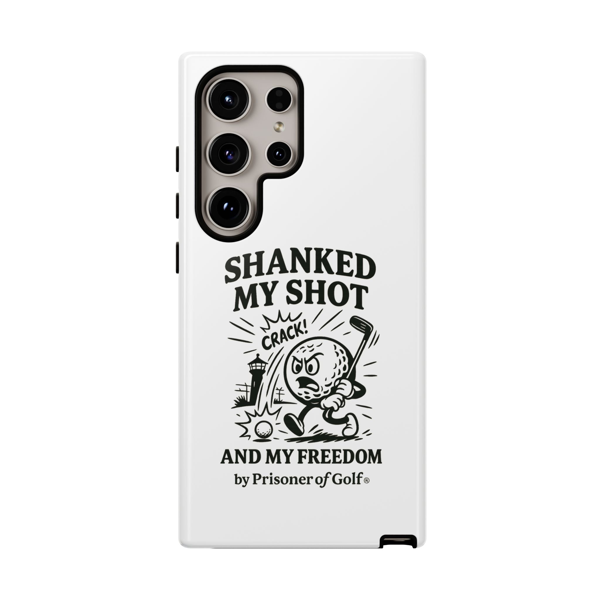 Shanked My Shot, Golf-Themed Phone Case, Funny Golf Gift, Golfer Accessory, Golf Lover's Case, Unique Sports Merchandise