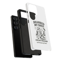 Shanked My Shot, Golf-Themed Phone Case, Funny Golf Gift, Golfer Accessory, Golf Lover's Case, Unique Sports Merchandise