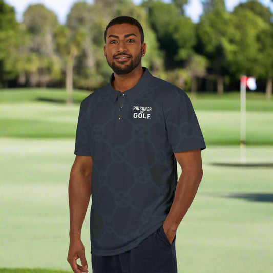 Playful Graphic Polo Shirt for Trendsetters, Unique Unisex Casual Wear, Fun Gift for Art Lovers, Perfect for Daily Wear, Cotton Blend Design