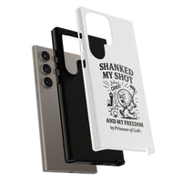 Shanked My Shot, Golf-Themed Phone Case, Funny Golf Gift, Golfer Accessory, Golf Lover's Case, Unique Sports Merchandise