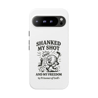 Shanked My Shot, Golf-Themed Phone Case, Funny Golf Gift, Golfer Accessory, Golf Lover's Case, Unique Sports Merchandise