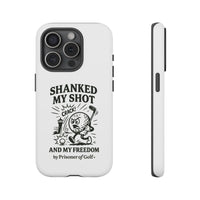 Shanked My Shot, Golf-Themed Phone Case, Funny Golf Gift, Golfer Accessory, Golf Lover's Case, Unique Sports Merchandise