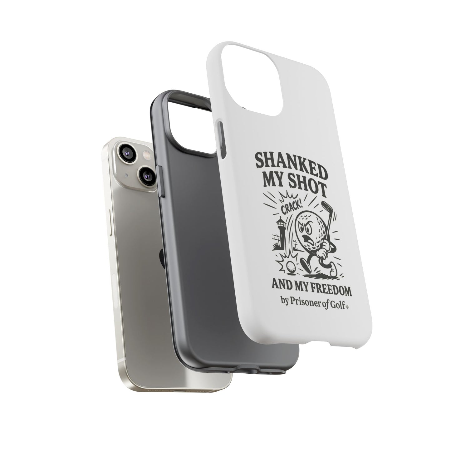 Shanked My Shot, Golf-Themed Phone Case, Funny Golf Gift, Golfer Accessory, Golf Lover's Case, Unique Sports Merchandise
