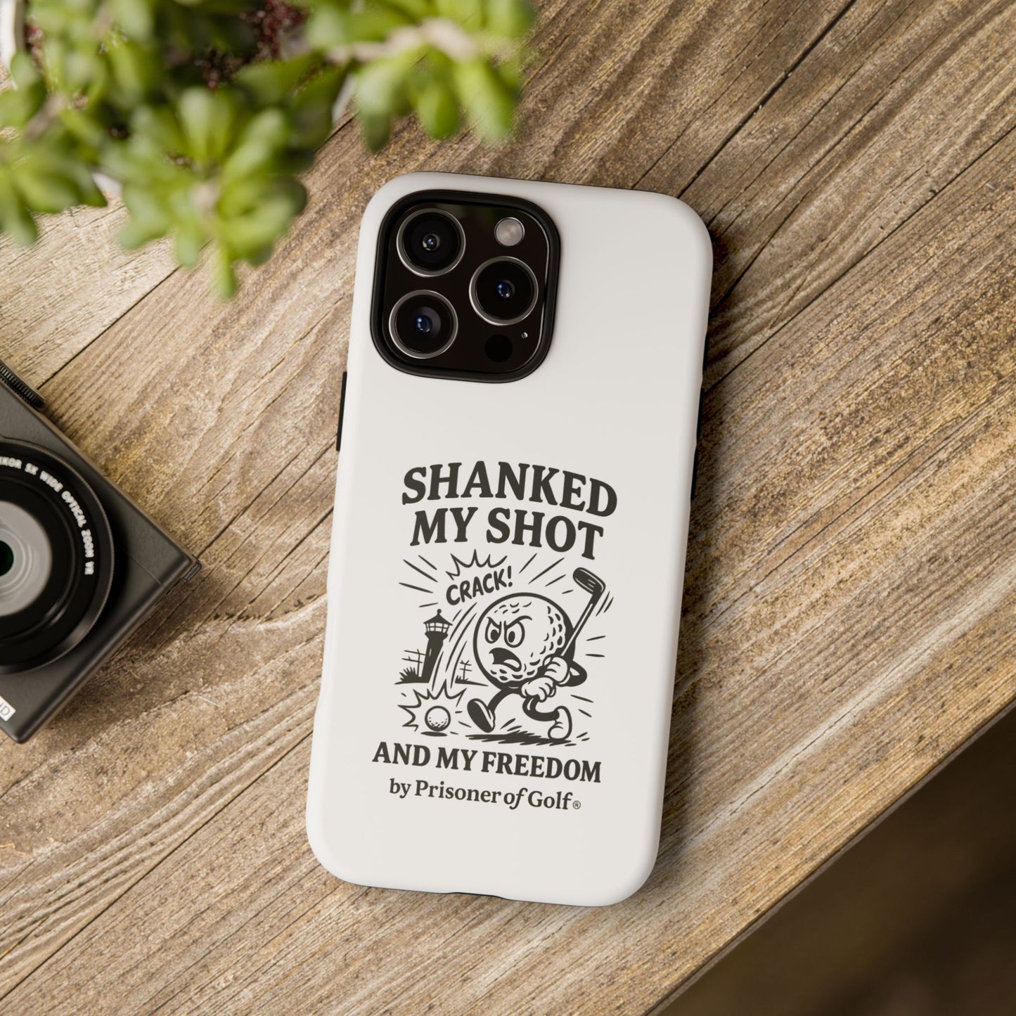 Shanked My Shot, Golf-Themed Phone Case, Funny Golf Gift, Golfer Accessory, Golf Lover's Case, Unique Sports Merchandise