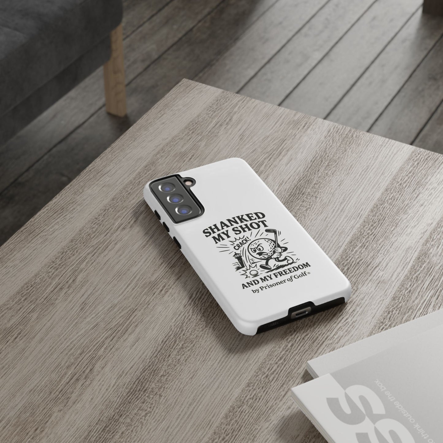 Shanked My Shot, Golf-Themed Phone Case, Funny Golf Gift, Golfer Accessory, Golf Lover's Case, Unique Sports Merchandise