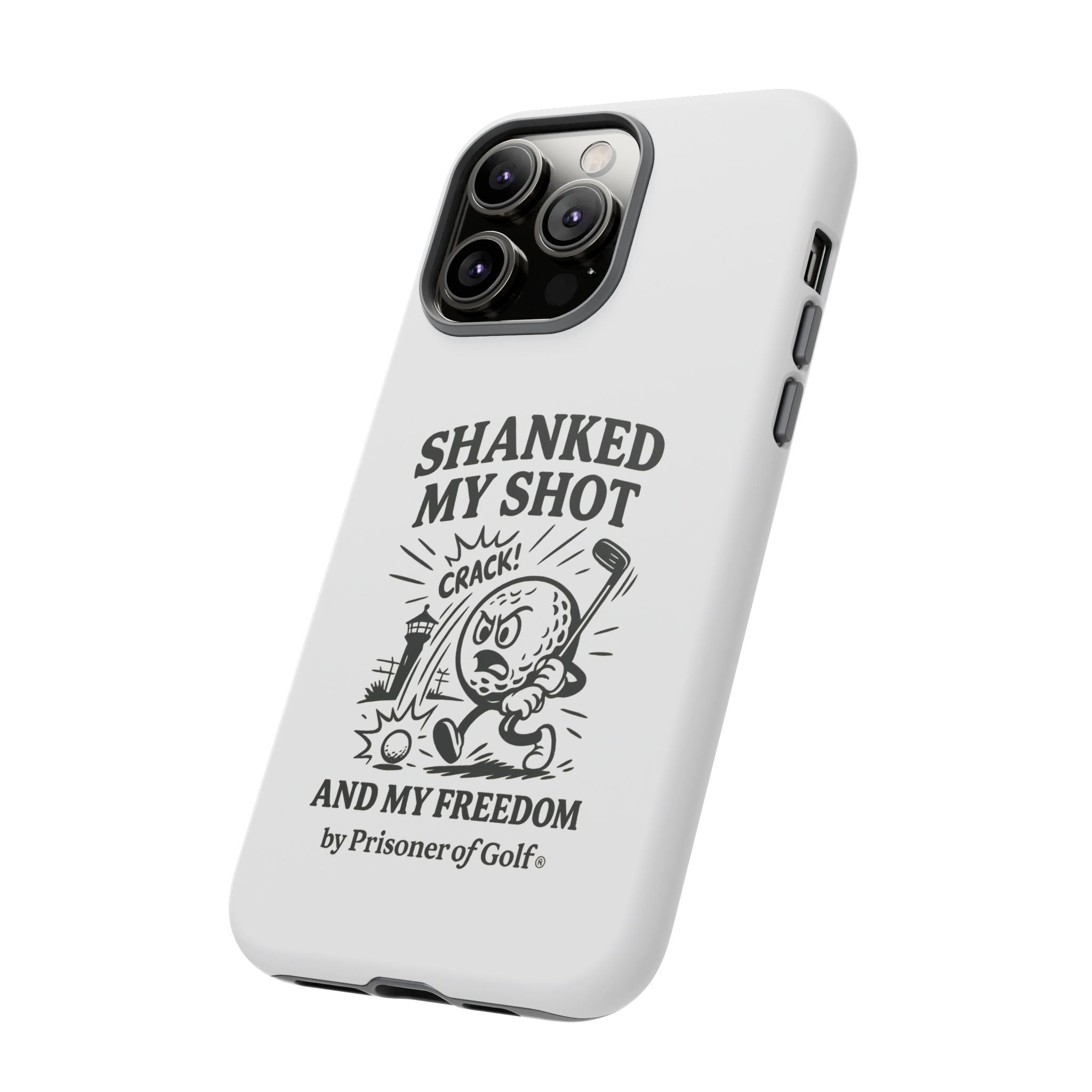 Shanked My Shot, Golf-Themed Phone Case, Funny Golf Gift, Golfer Accessory, Golf Lover's Case, Unique Sports Merchandise