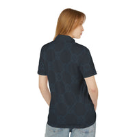 Playful Graphic Polo Shirt for Trendsetters, Unique Unisex Casual Wear, Fun Gift for Art Lovers, Perfect for Daily Wear, Cotton Blend Design
