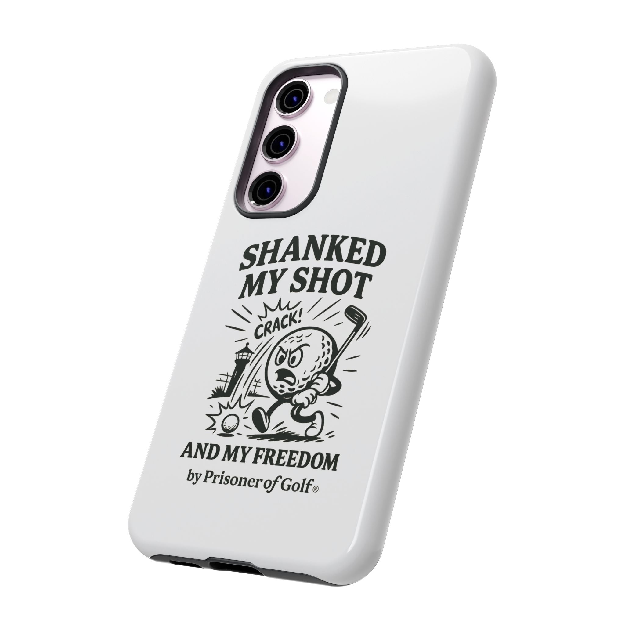 Shanked My Shot, Golf-Themed Phone Case, Funny Golf Gift, Golfer Accessory, Golf Lover's Case, Unique Sports Merchandise