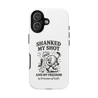 Shanked My Shot, Golf-Themed Phone Case, Funny Golf Gift, Golfer Accessory, Golf Lover's Case, Unique Sports Merchandise