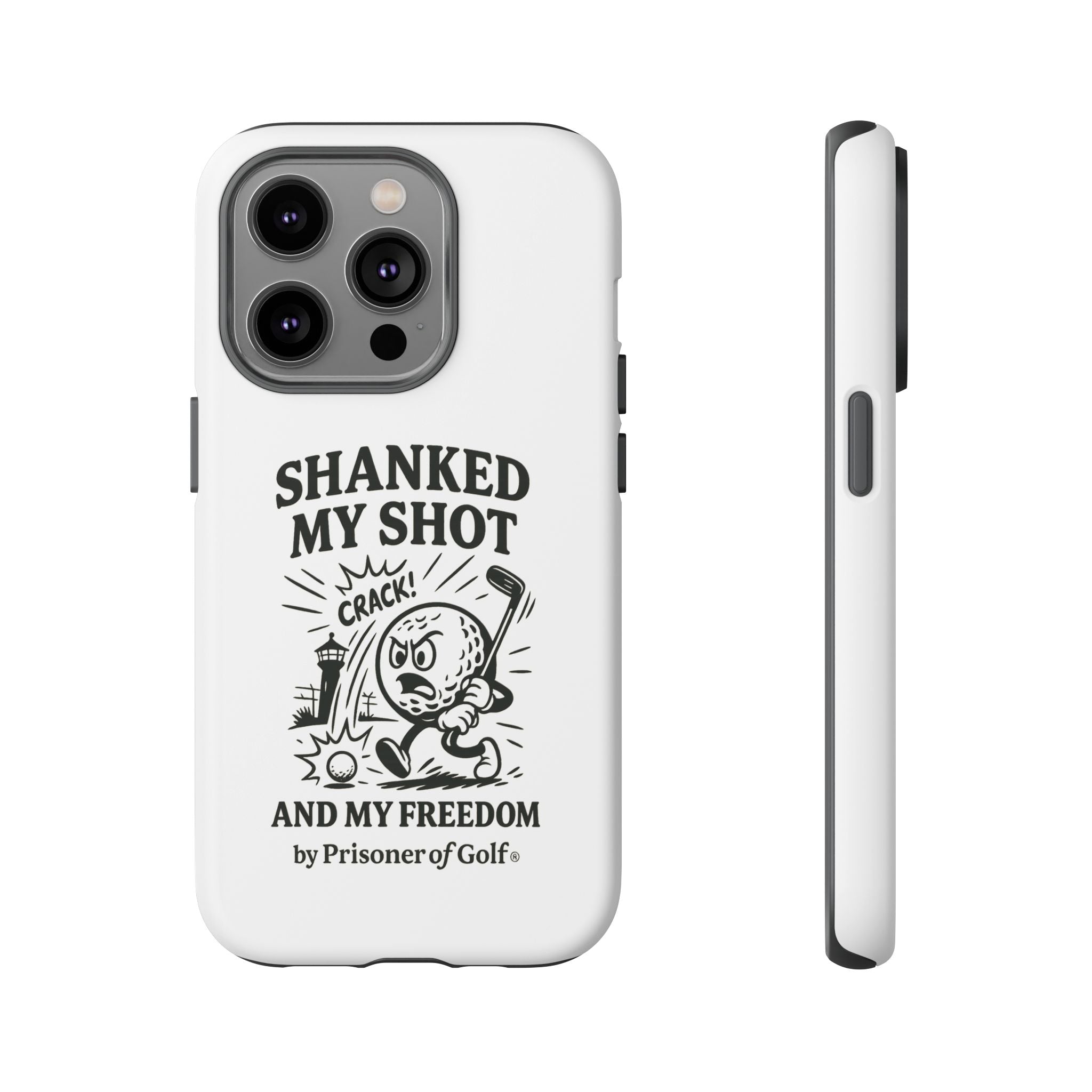 Shanked My Shot, Golf-Themed Phone Case, Funny Golf Gift, Golfer Accessory, Golf Lover's Case, Unique Sports Merchandise