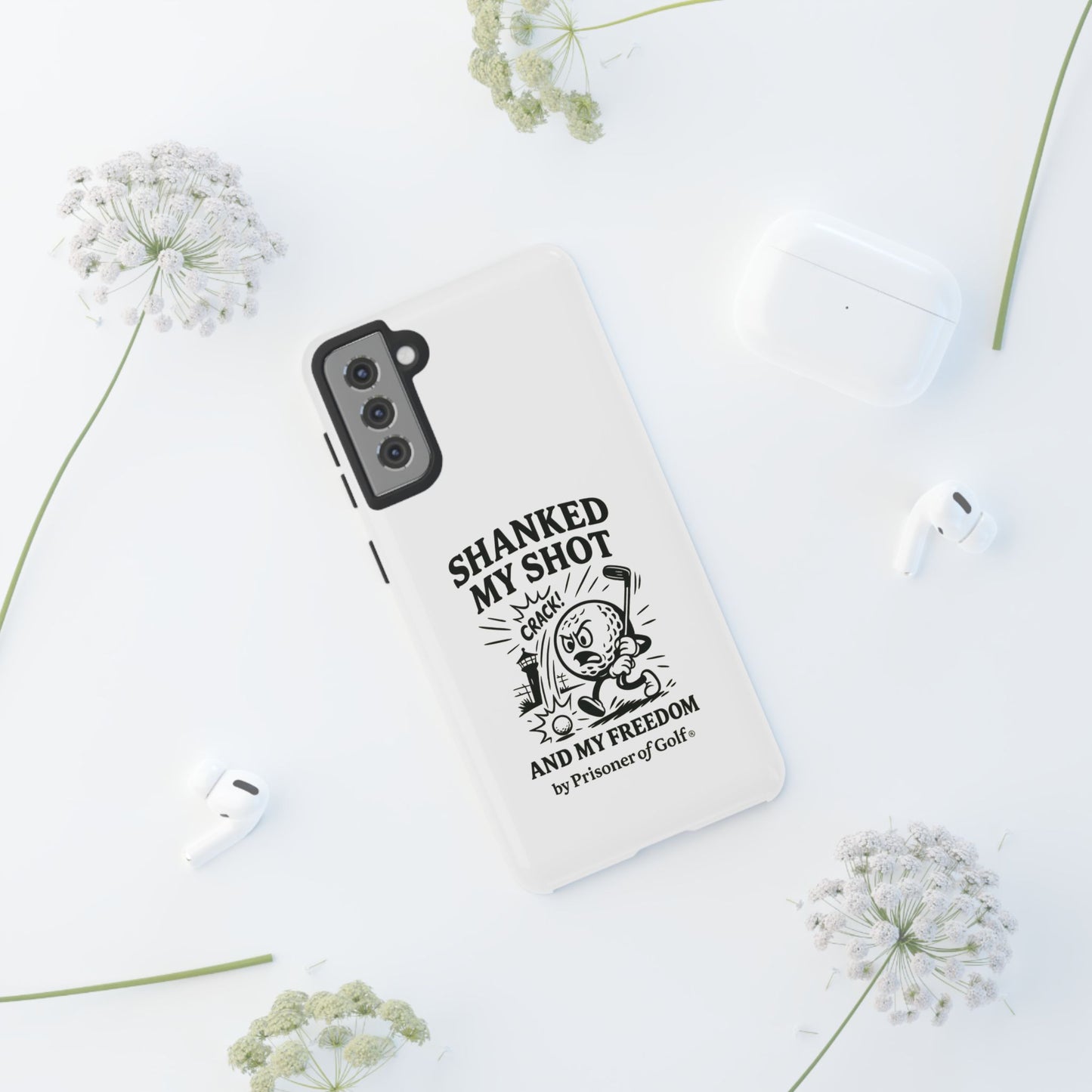 Shanked My Shot, Golf-Themed Phone Case, Funny Golf Gift, Golfer Accessory, Golf Lover's Case, Unique Sports Merchandise
