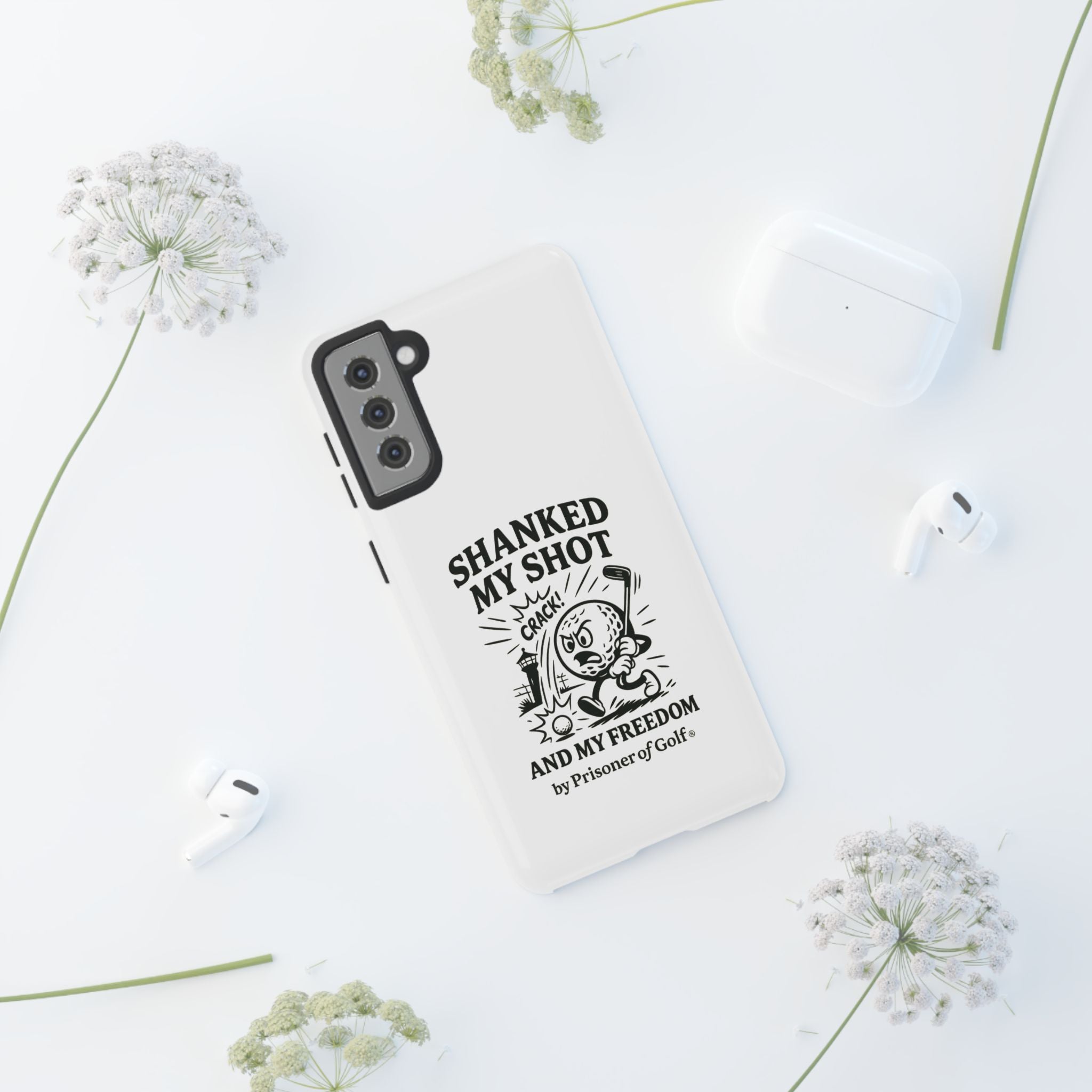 Shanked My Shot, Golf-Themed Phone Case, Funny Golf Gift, Golfer Accessory, Golf Lover's Case, Unique Sports Merchandise
