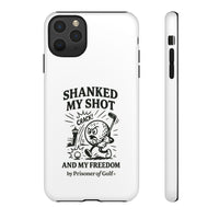 Shanked My Shot, Golf-Themed Phone Case, Funny Golf Gift, Golfer Accessory, Golf Lover's Case, Unique Sports Merchandise