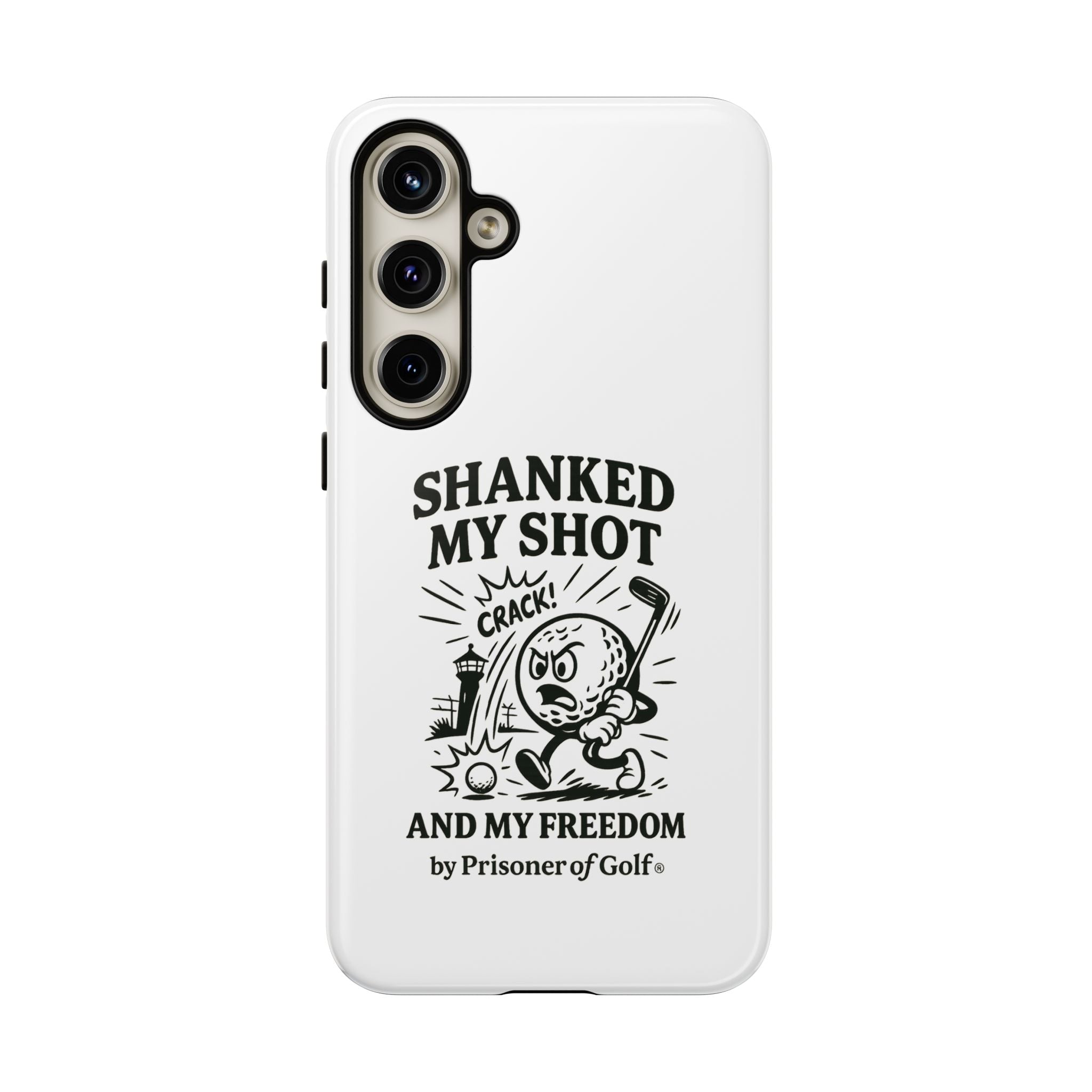 Shanked My Shot, Golf-Themed Phone Case, Funny Golf Gift, Golfer Accessory, Golf Lover's Case, Unique Sports Merchandise