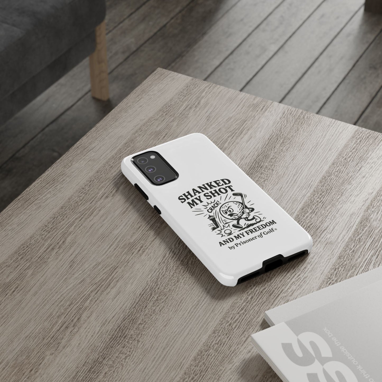 Shanked My Shot, Golf-Themed Phone Case, Funny Golf Gift, Golfer Accessory, Golf Lover's Case, Unique Sports Merchandise