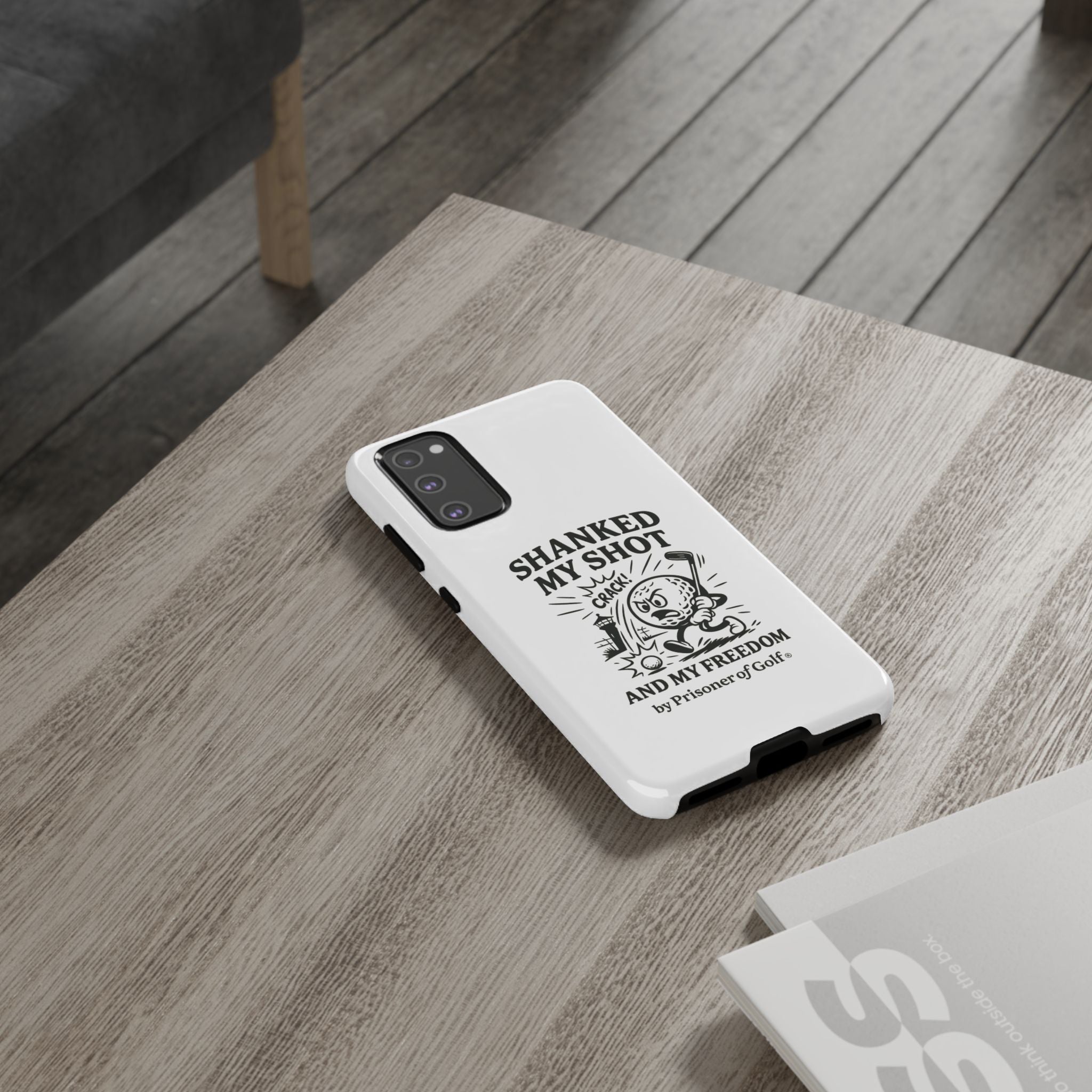 Shanked My Shot, Golf-Themed Phone Case, Funny Golf Gift, Golfer Accessory, Golf Lover's Case, Unique Sports Merchandise