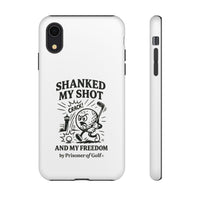 Shanked My Shot, Golf-Themed Phone Case, Funny Golf Gift, Golfer Accessory, Golf Lover's Case, Unique Sports Merchandise