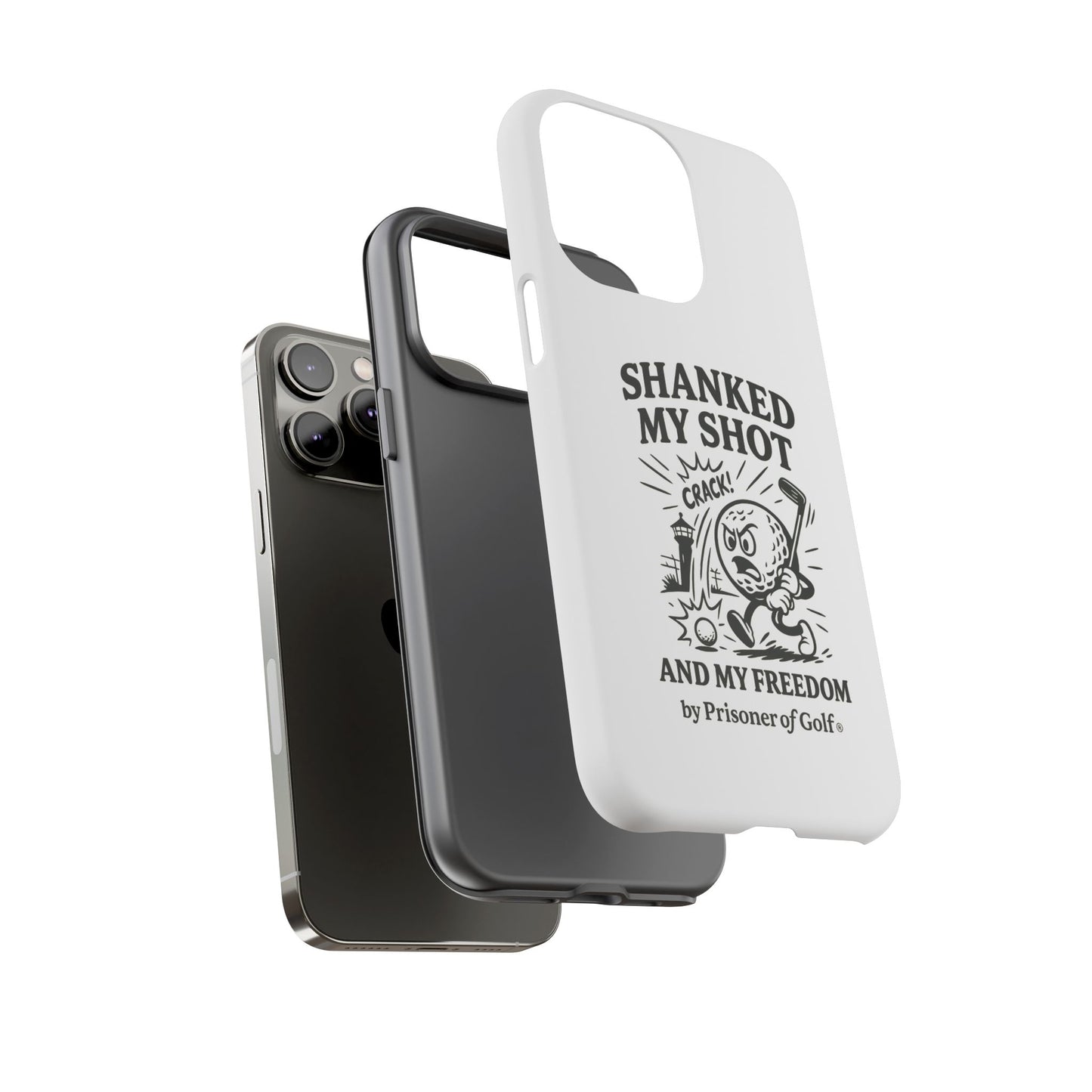Shanked My Shot, Golf-Themed Phone Case, Funny Golf Gift, Golfer Accessory, Golf Lover's Case, Unique Sports Merchandise