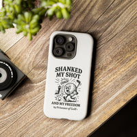 Shanked My Shot, Golf-Themed Phone Case, Funny Golf Gift, Golfer Accessory, Golf Lover's Case, Unique Sports Merchandise