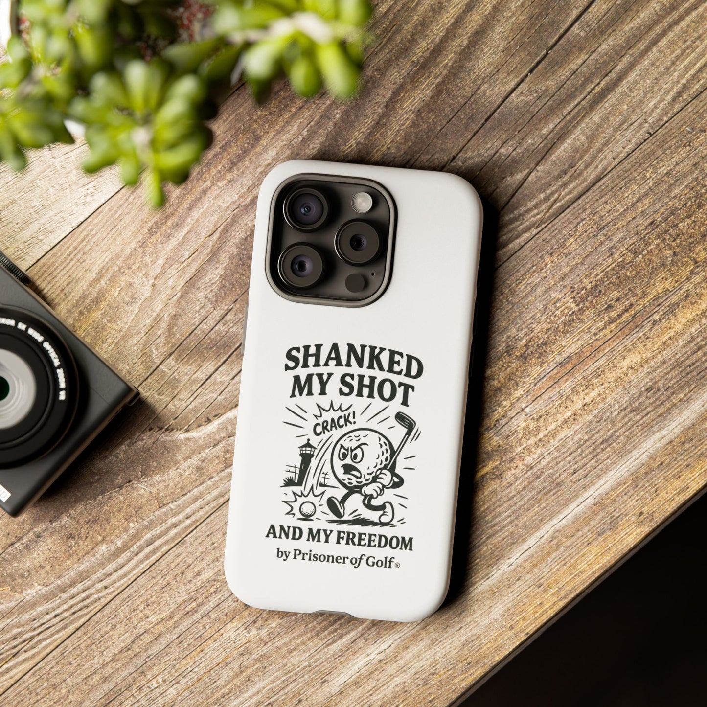 Shanked My Shot, Golf-Themed Phone Case, Funny Golf Gift, Golfer Accessory, Golf Lover's Case, Unique Sports Merchandise