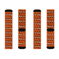 Fun Patterned Socks for Cozy Vibes | Unique Gift for Friends, Birthday Presents, Halloween Wear, Casual Style, Trendy Accessories