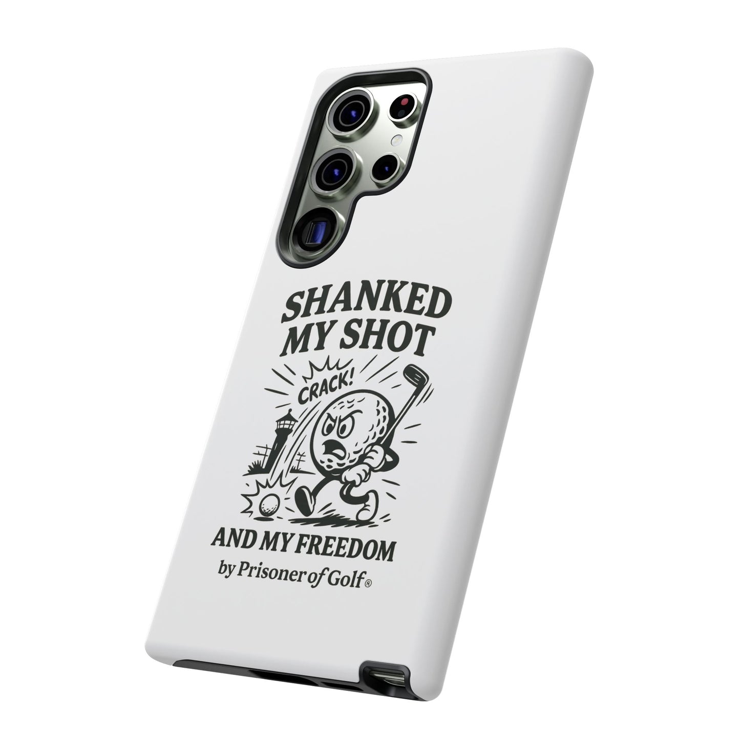 Shanked My Shot, Golf-Themed Phone Case, Funny Golf Gift, Golfer Accessory, Golf Lover's Case, Unique Sports Merchandise