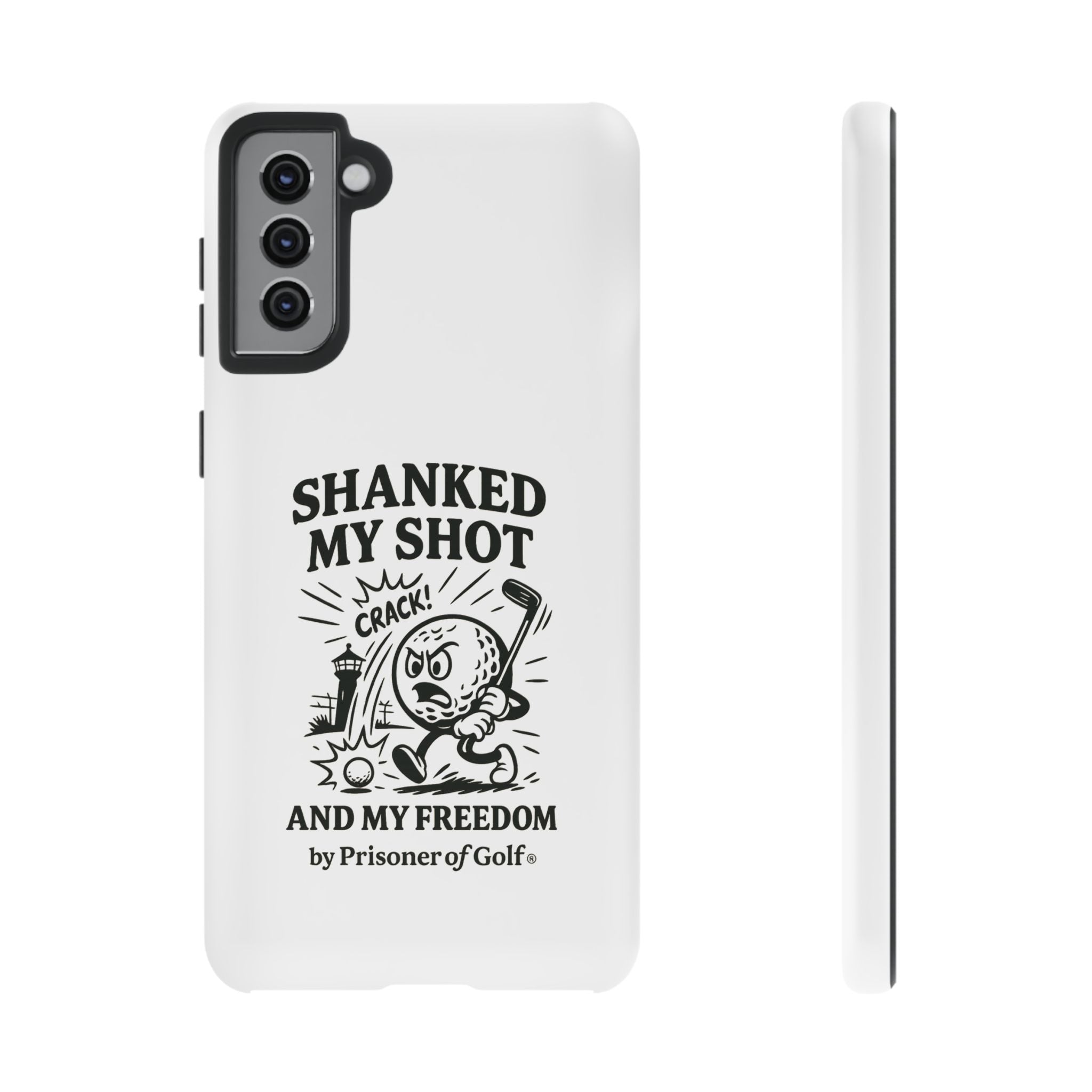 Shanked My Shot, Golf-Themed Phone Case, Funny Golf Gift, Golfer Accessory, Golf Lover's Case, Unique Sports Merchandise